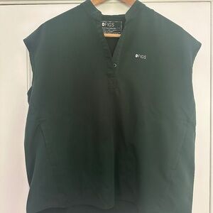 Figs British Racing Green Rafaela Scrub top Small